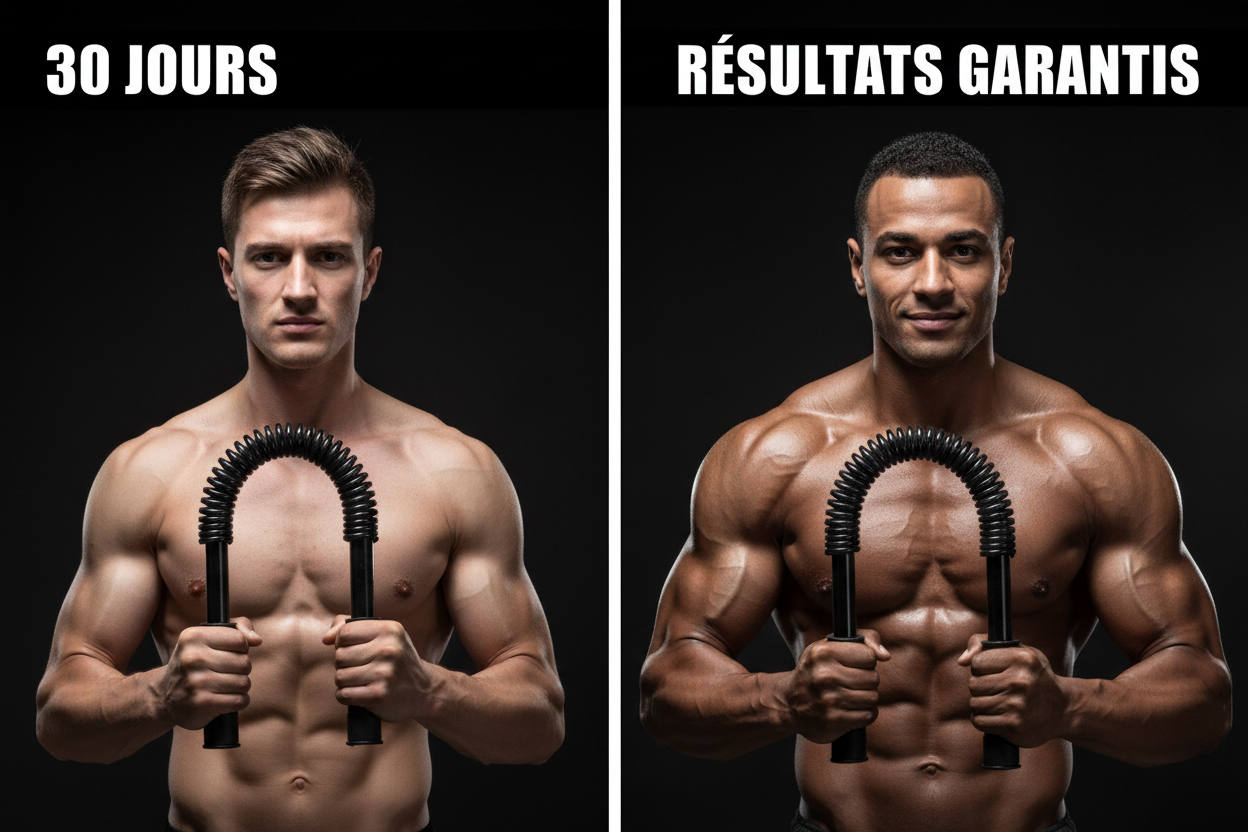 Spring-Loaded Weightlifting Stick - Develop Upper Body Strength and Power